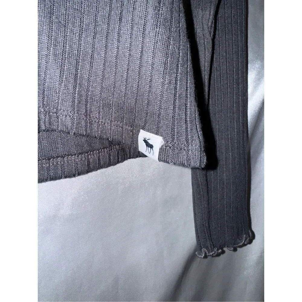 ☔️Abercrombie Kids Mock Neck Long Sleeve Shirt - Picture 4 of 4